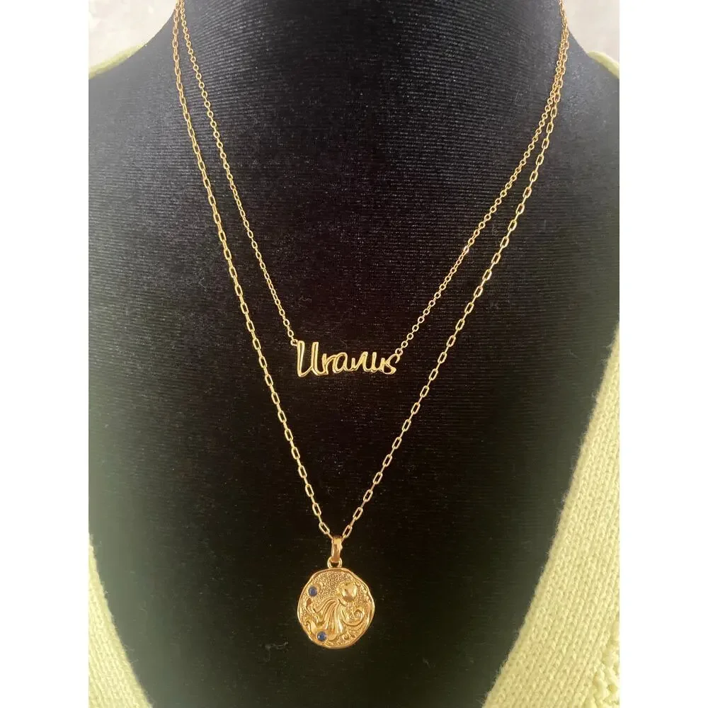 Boxy Cropped Knit Sweater NWT + Gold Tone Necklace | Cotton Blend Y2K Top M